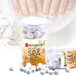 Bathrani Manicure Spa Milk and honey Effervescent Soak 250g