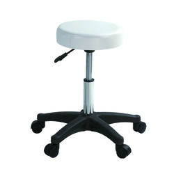 Salon Stool Chair Without Back Rest White