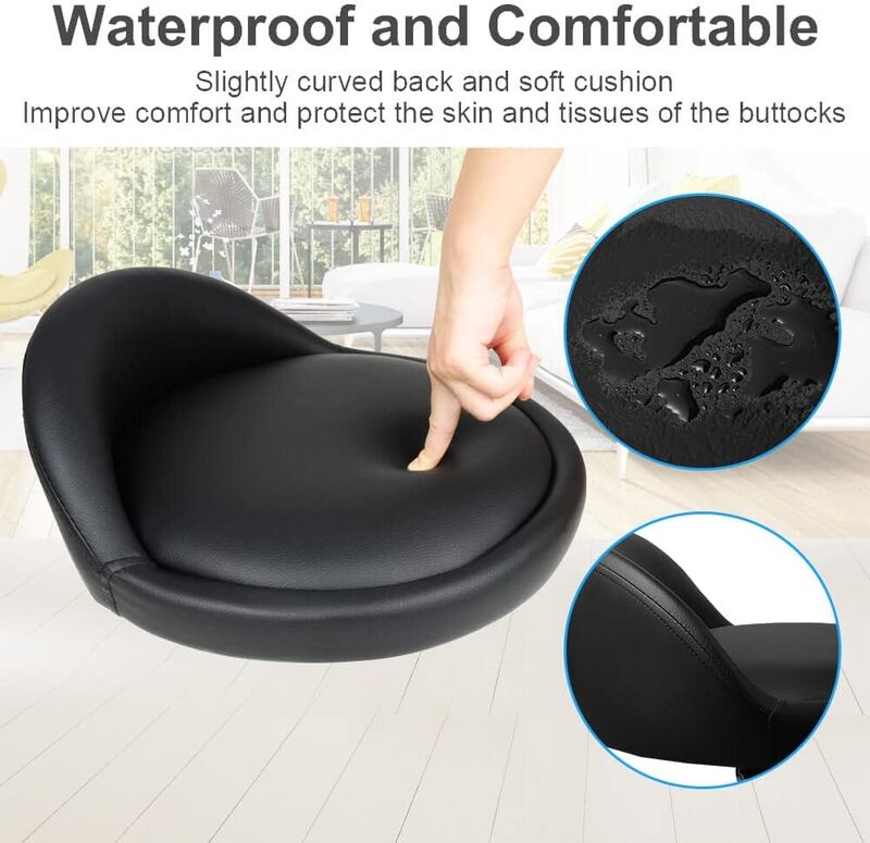 Router Beauty Rolling Stool with back 360Degree