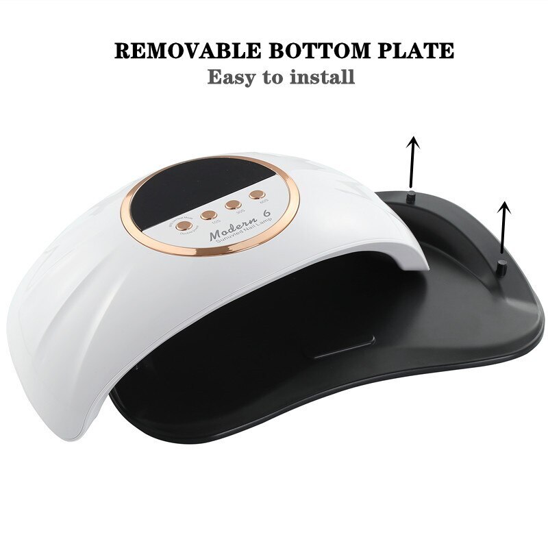 PROFESSIONAL DUAL LED NAIL LAMP MODERN 6 150W WHITE