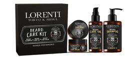 Lorenti Beard Care Kit (Shampoo, Oil, Care Balm)