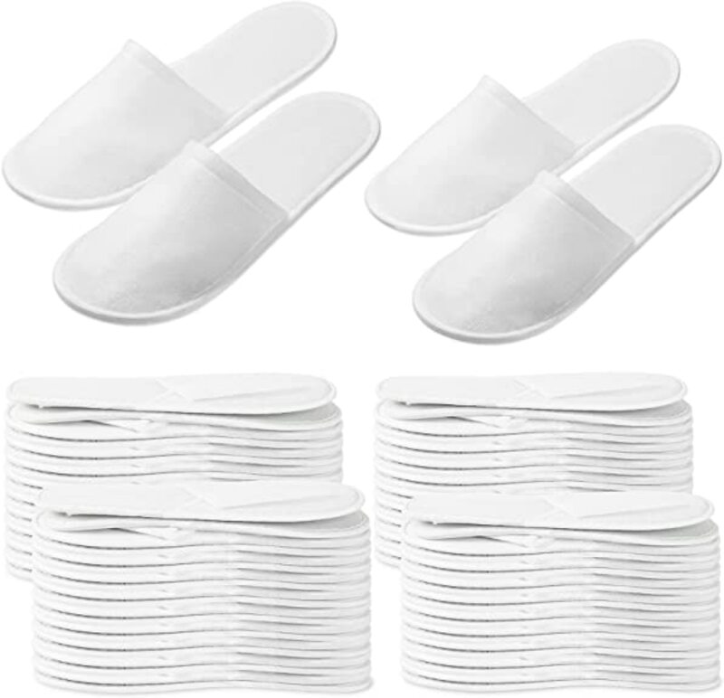 Hotel Slipper Close White 28x11x4cm (10pcs/pack)