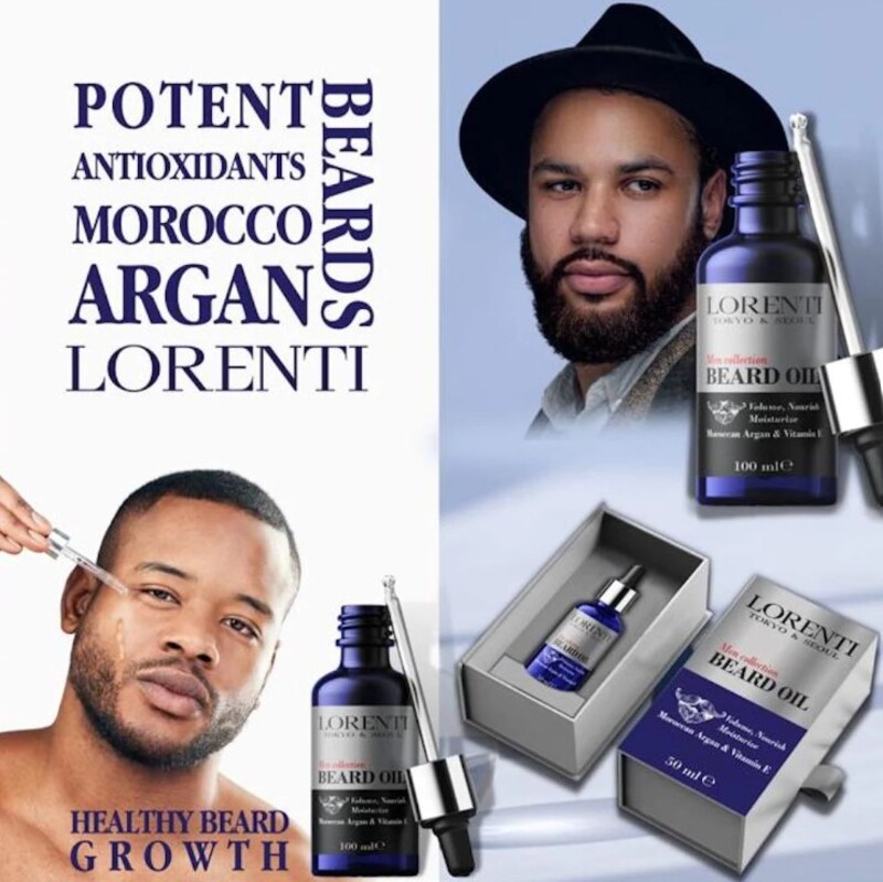 Lorenti Beard Oil With Argan & Vitamin E 50ml