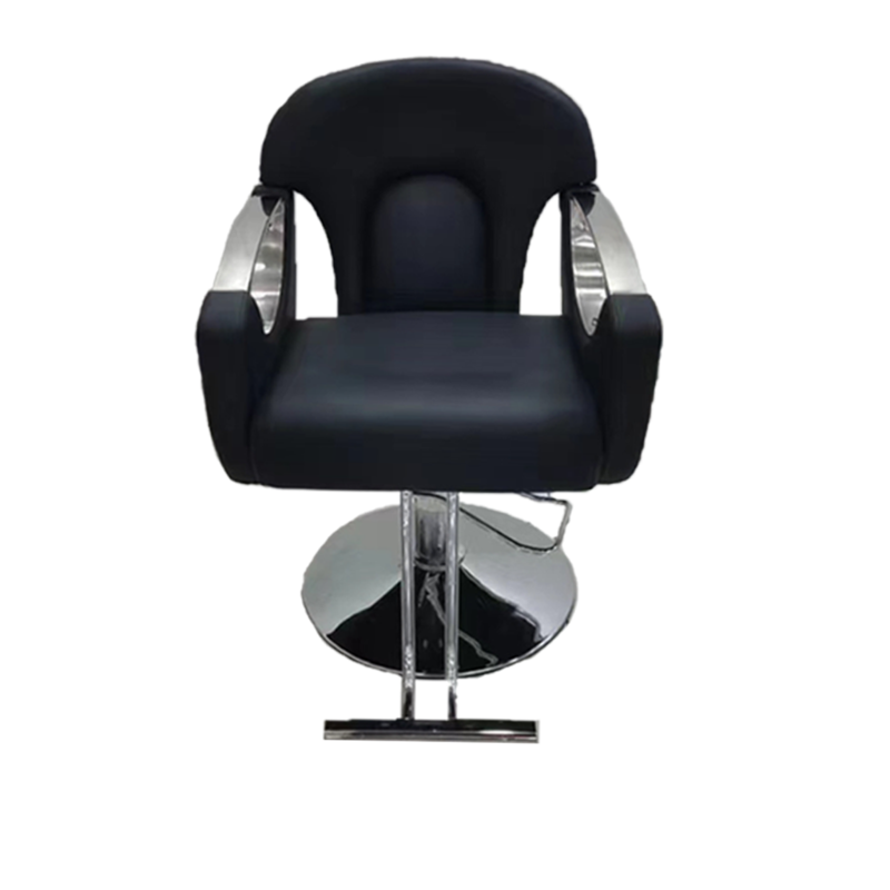 

Generic Hair Styling Chair Black Gold Handle