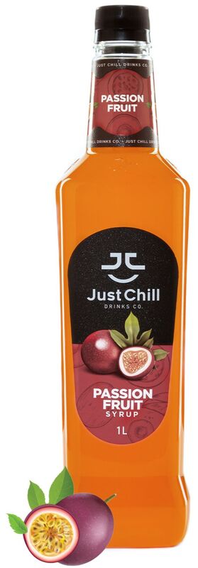 Just Chill Drinks Co. Passion Fruit Syrup, 1 Litre