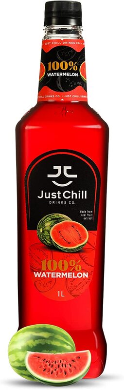 

Just Chill Drinks Co. Watermelon Syrup, Made From 100% Real Fruit Extract, 1 Litre