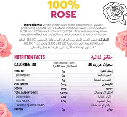 Just Chill Drinks Co. Rose Syrup, Made From 100% Real Fruit Extract, 1 Litre