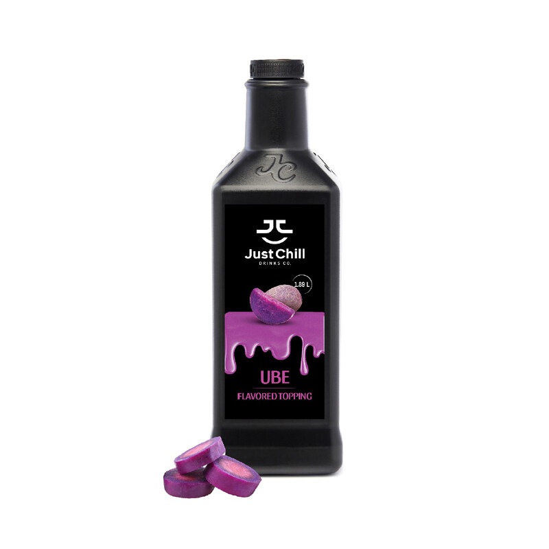 

Just Chill Drinks Co. Ube Topping Purple Yam Taro Purple Potato, 1.89 Litre