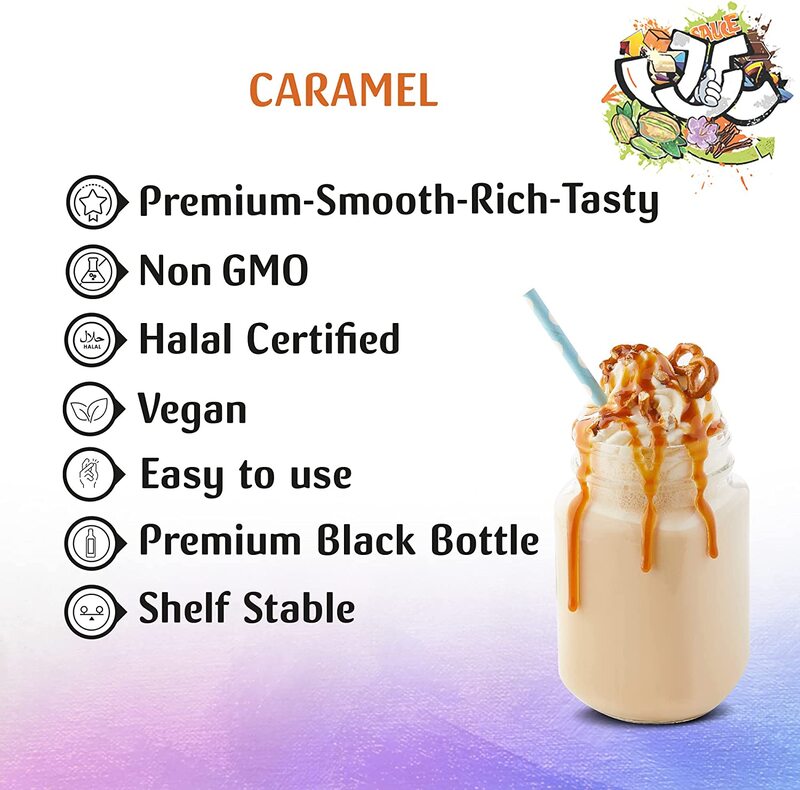 Just Chill Drinks Co. Caramel Sauce, 1.89 Litres