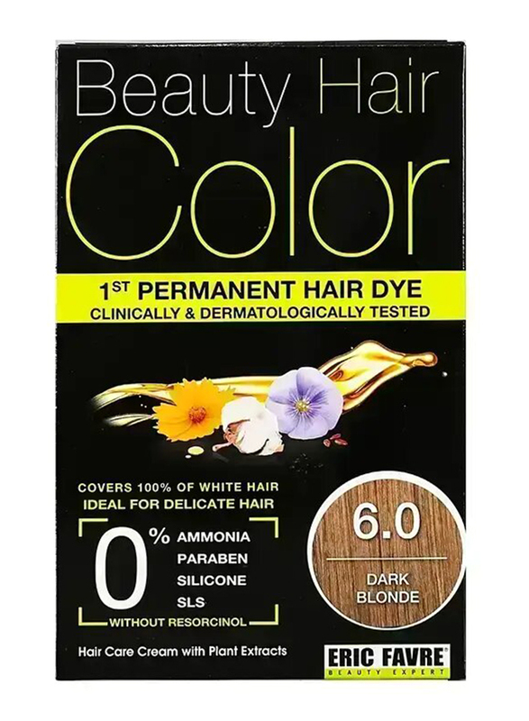 Eric Favre Beauty Hair Colour, 160ml, 6.0 Dark Blonde