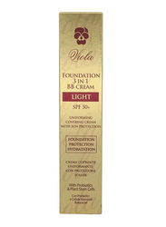 Viola Foundation 3 In 1 BB Cream, Light, Brown