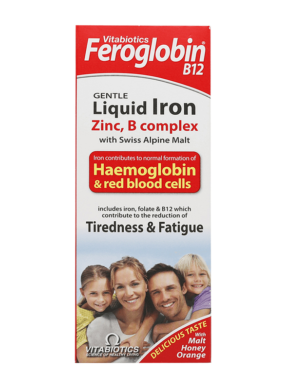 Vitabiotics Feroglobin B12 Syrup, 200ml
