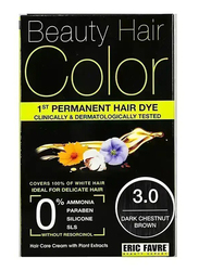 Eric Favre Beauty Hair Colour, 160ml, 3.0 Dark Chestnut Brown