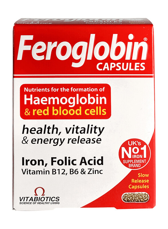 

Vitabiotics Feroglobin, 30 Capsules