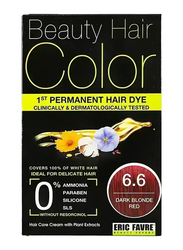 Eric Favre Beauty Hair Colour, 160ml, 6.6 Dark Blonde Red
