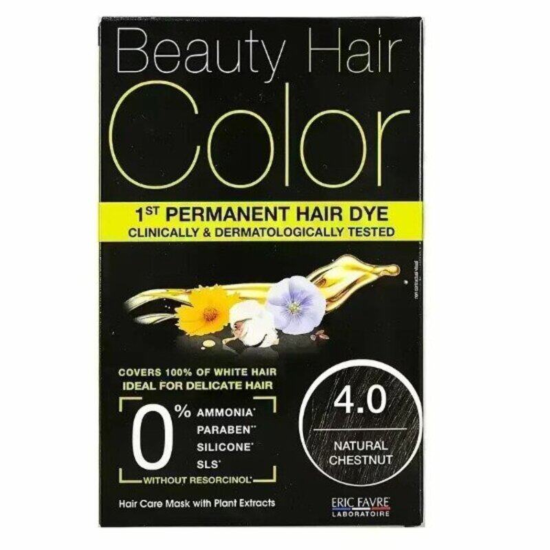 

Eric Favre Beauty Hair Colour, 160ml, 4.0 Natural Chestnut