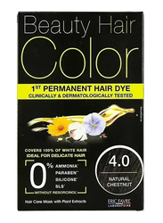 Eric Favre Beauty Hair Colour, 160ml, 4.0 Natural Chestnut