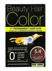 Eric Favre Beauty Hair Colour, 160ml, 5.4 Light Copper Chestnut