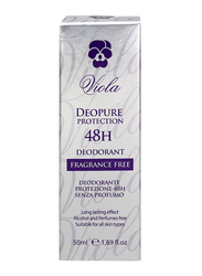 Viola Fragrance Free Deodorant, 50ml