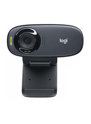 Logitech C310 HD Webcam, Black