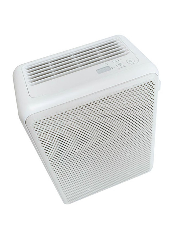 Ruhens New Air Purifier with 4-Stage Air Filtration System, 18W, White