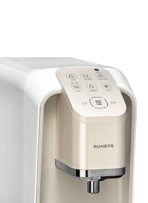 Ruhens 0.9L New Ultra Slim Self-Sterilization Water Purifier, 100W, ASD 3000, White