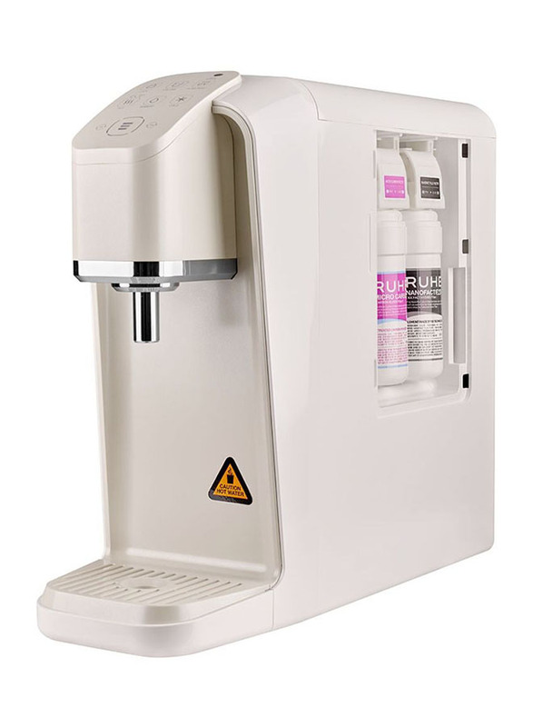 Ruhens 0.9L New Ultra Slim Self-Sterilization Water Purifier, 100W, ASD 3000, White