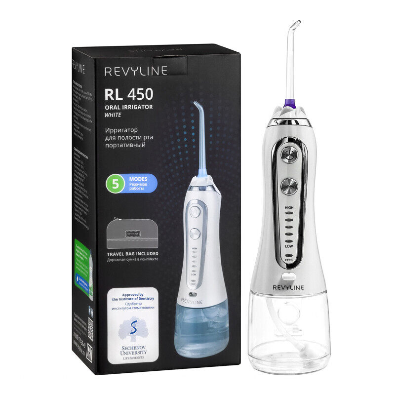 

Revyline RL 450 White Portable Oral Irrigator