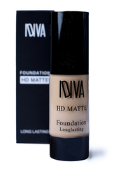 IDVA HD Matte Foundation,Full Coverage, Long Lasting,02 Beige, 30ml