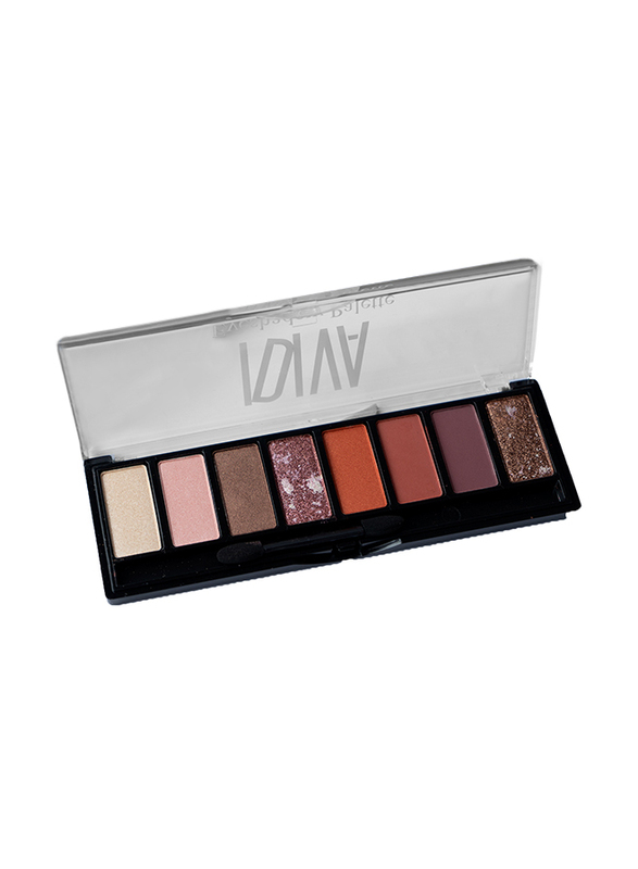 IDIVA Eyeshadow Palette, It has 8 different colors , matte, shimmer and metallic ,01 Nude,12 g