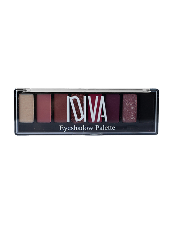 IDIVA Eyeshadow Palette, It has 8 different colors , matte, shimmer and metallic ,02 Rose Mauve,12 g