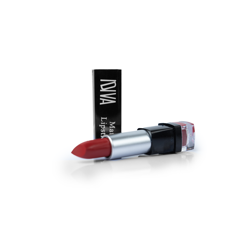 IDIVA Matte Lipstick, Longlasting , Lasts up to 16 H, Perfect Red 101,4.5g