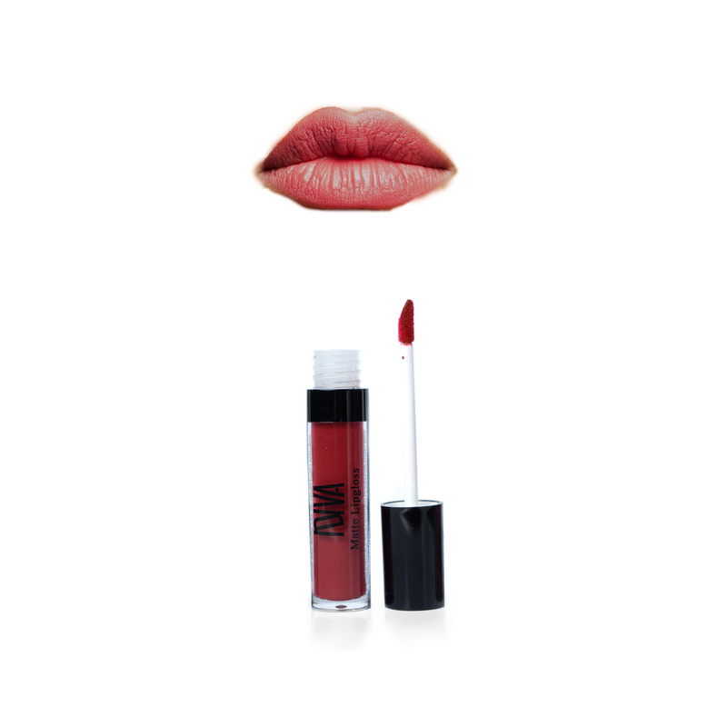 

IDIVA Matte lip gloss, Loglasting , Lasts up to 16 Hr, Red Velvet 103, 4.5g