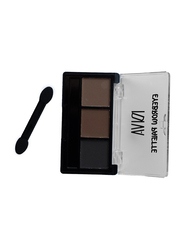 IDIVA Eyebrows Palette , It has 3 Brown Shades