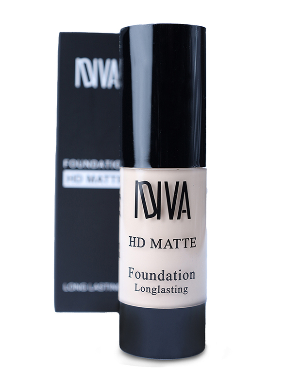 IDVA HD Matte Foundation,Full Coverage , Long Lasting ,01 Ivory, 30ml