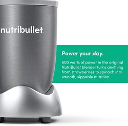Nutribullet Countertop Blender, 600W, Nbr-0612, Grey