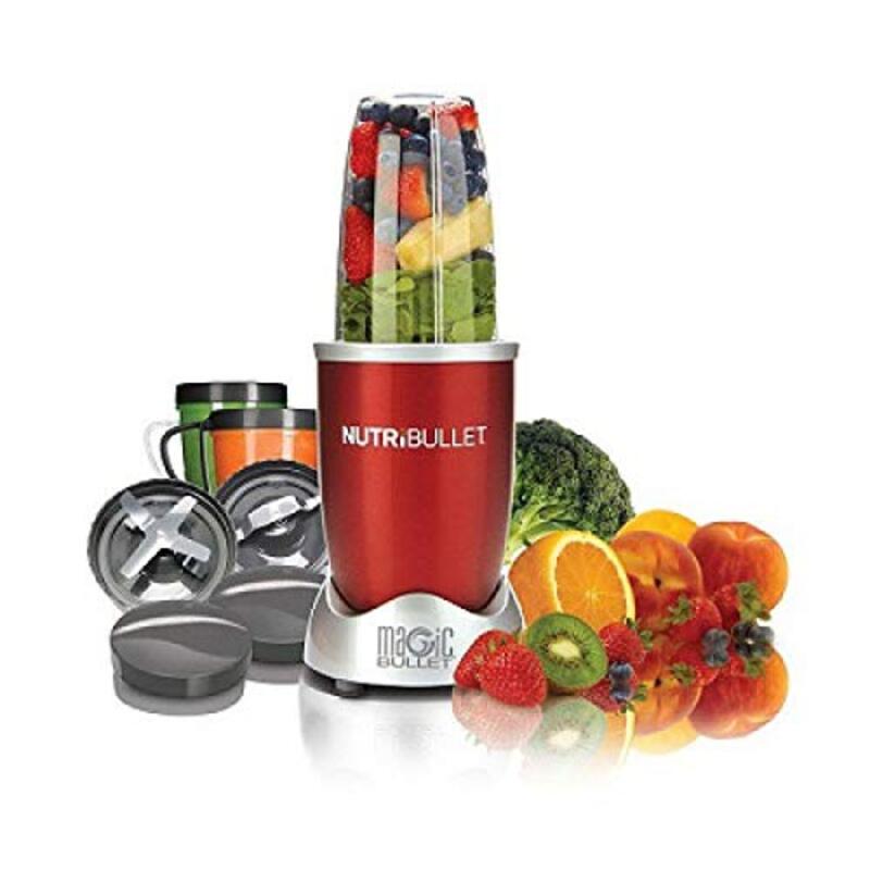 Nutribullet 12-Piece Magic Bullet Food Blender Set, Nbr-1212R, Red