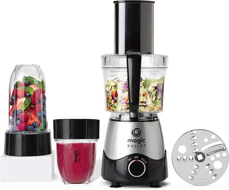 

Magic Bullet 10-Piece Personal Blender, 400W, Black/Clear