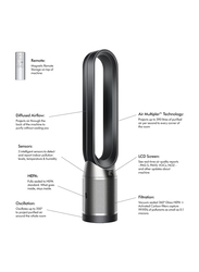 Dyson Purifier Hot+Cool  with 3 Pin UK/UAE Plug, TP07, Black/Nickel