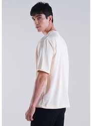 GENRLS Relaxed Fit Tee Short Sleeve T-Shirt for Men, Medium, Wan Amber