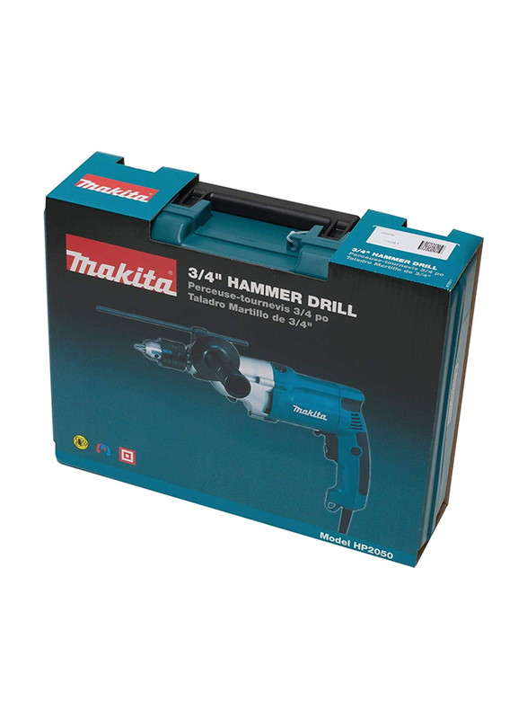 Makita Electric Impact Drill, 16mm, 720W, HP2050, Blue/Black