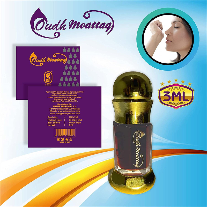 Subur Perfume Moattaq Original Oudh Oil 3ml Unisex