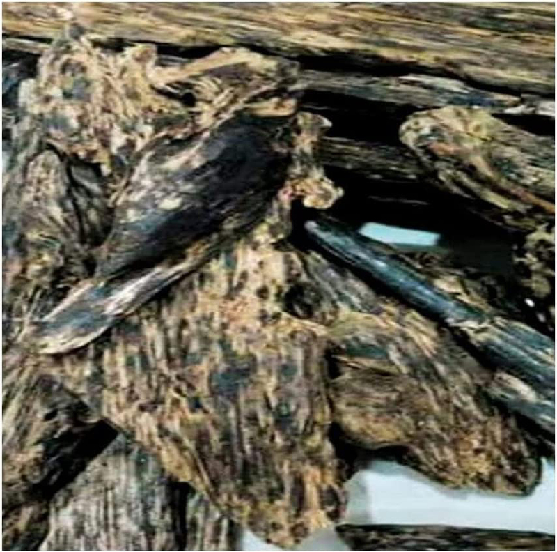 Subur Perfume Natural Agarwood Nagaland Aromatic Fragrance, 100gm, Black