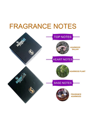 Subur Perfume Natural Agarwood Sallah Aromatic Fragrance, 100gm, Black