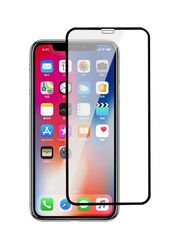 Apple iPhone XS 5D Full Cover Screen Protector with Black Edge, Clear/Black