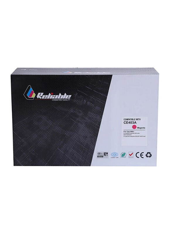 Reliable CE403A Magenta Replacement Toner Cartridge