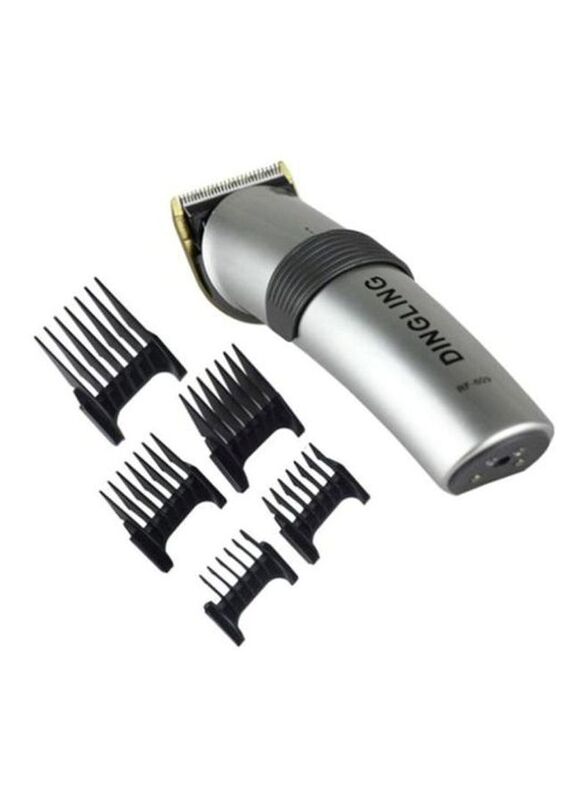 Dingling Rechargeable Cordless Hair Trimmer, Silver/Black