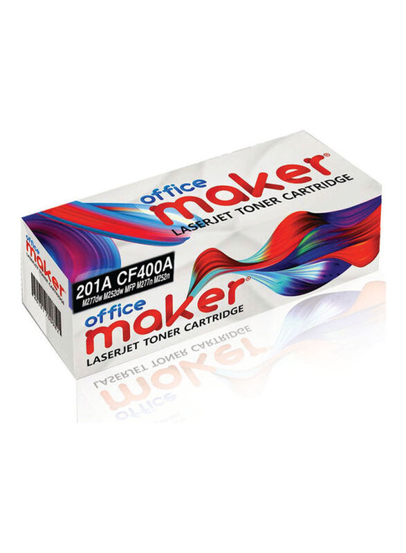 Office Maker 201A CF400A Black LaserJet Toner Cartridge