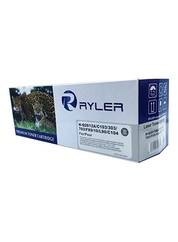 Ryler Q2612A Black Premium Toner Cartridge