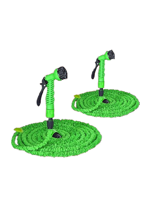 

Ecares Magic Flexible Garden Hose, 50 Ft, 2 Pieces, Green
